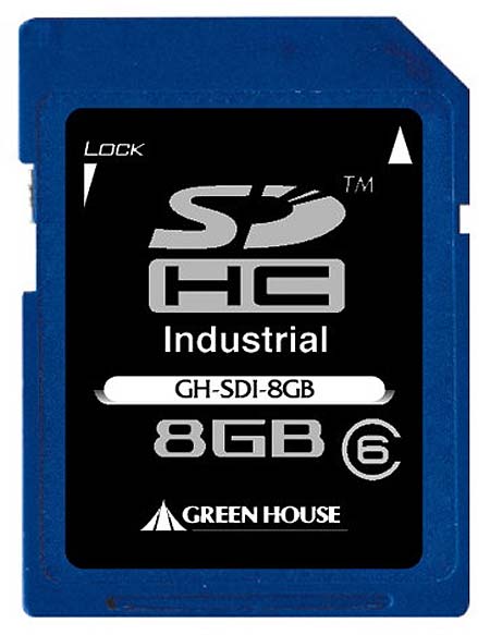 Новые карточки SD/SDHC от Green House - серия GH-SDI-X